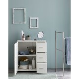 thumbnail of Badezimmerschrank, zeitloses Design, großer Stauraum, matt weiß. 60x33x66 cm | Kadima Design