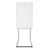 thumbnail of ML-Design – Esszimmerstühle 6er Set – Weiß Kunstleder | Schwingstuhl mit hoher Rückenlehne, ergonomisch, Metallgestell