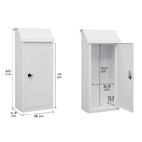 thumbnail of ARREGUI Panera SP008BN-P Buzón Exterior de Acero para Entregas de Pan y Periódicos, Buzón Grande para Barras de Pan, Apertura sin Llave, Blanco