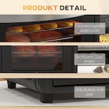 thumbnail of HOMCOM - Heißluftfritteuse - 43L x 39B x 39H cm - schwarz