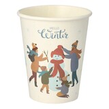 thumbnail of VEPATIM 250 Heißgetränkebecher Pappbecher "Hello Winter & Schneemann-Bau" 200ml