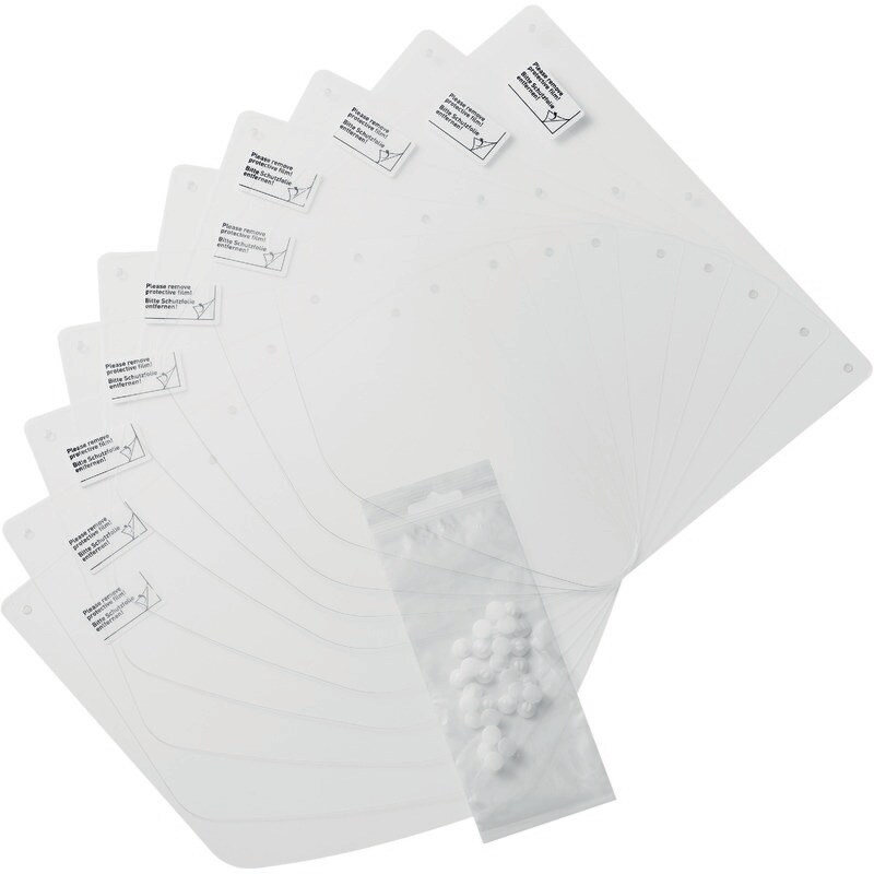 DURABLE Ersatzfolien für Gesichtsvisier