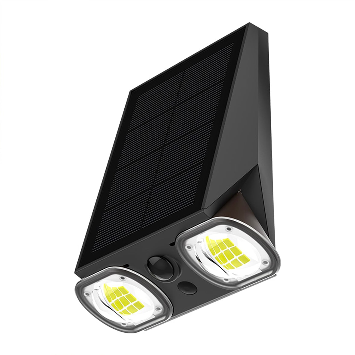 Lumisky STRIKER 800LM Solar-Sensor-Wandleuchte Plastik Schwarz