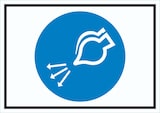 thumbnail of Luftversorgung einschalten beim Aussetzvorgang Symbol Schild A4 (210x297mm)