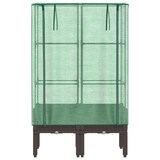 thumbnail of Helloshop26 - Hochbeet/Pflanzkasten mit Abdeckung in Rattanoptik 80 x 40 x 140 cm Braun 02_0038794