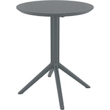 thumbnail of Lot de 2 tables d’extérieur rondes pliantes de 60 cm Sky Table Gris foncé