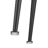 thumbnail of tectake Taburete alto LUANA con respaldo y aterciopelado - Juego de 2 crema/negro