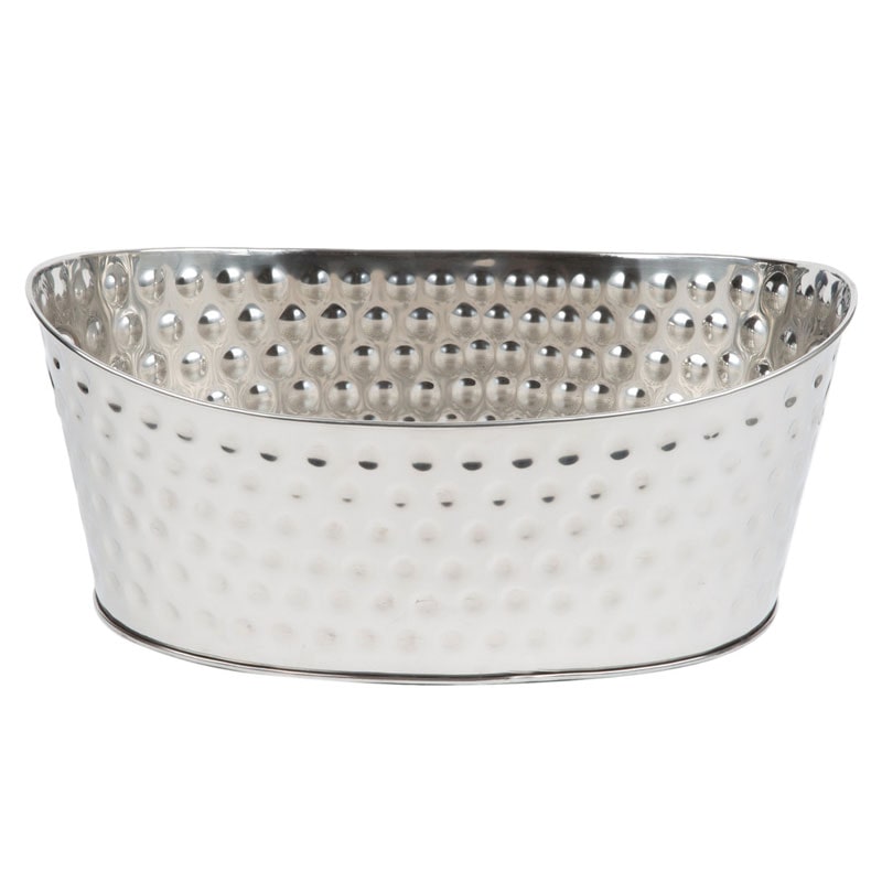 TABLECRAFT - BT2013 - Cubeta ovalada - Capacidad de 15 L - 52,1 x 34 x 22,2 cm - Acero inoxidable