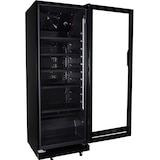 thumbnail of ZORRO koelkast ZKB 360 | zwart met glazen deur | 360 liter