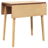 thumbnail of Table à manger naturel bois massif et caoutchouc Modèle Helios Ligne Élite