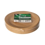 thumbnail of PAPSTAR 50 Teller, Pappe "pure" rund Ø 19 cm braun