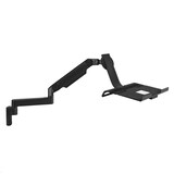 thumbnail of Humanscale M2.1 Laptop Wandhalterung mit Schwenkarm gerade, schwarz