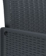 thumbnail of vidaXL Garten-Essset 9 pcs Anthrazit Poly-Rattan