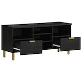 thumbnail of Helloshop26 - Moderner TV-Ständer mit viel Stauraum für das Wohnzimmer 100 x 33 x 46 cm schwarzes Holzwerkstoff 02_0057721