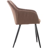 thumbnail of Conjunto de 4 cadeiras de jantar Shila marrom/tecido