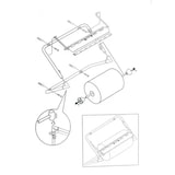 thumbnail of Celtex industriepapier houder muurbevestiging