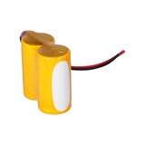 thumbnail of Akkupack 2,4V 4500mAh 4,5Ah für Notlicht Notbeleuchtung Notlampe Reihe m. Kabel D