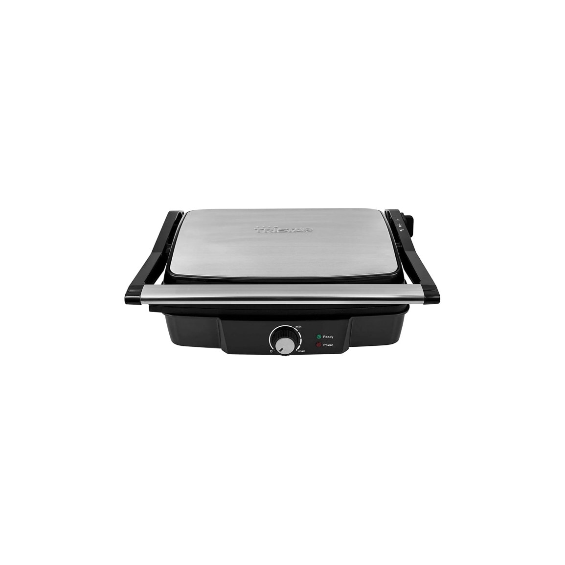 Tristar GR-2853 Schwarz/Silber Kontaktgrill - 2000 Watt, Bratfläche: 29,7x23,5cm