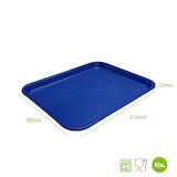 thumbnail of Plateau Fast Food 41 x 30 cm. Couleur bleu. (Lot de 12 unités). DENOX.