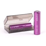 thumbnail of Efest Purple IMR 18650 3000mAh 3,6V - 3,7V min. 2900mAh typ. 3000mAh maximal 35A Stromabgabe (Flat Top) inkl. Akkuschutzbox