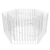 thumbnail of vidaXL Sechseckiges Gabionen-Hochbeet 100×90×50 cm