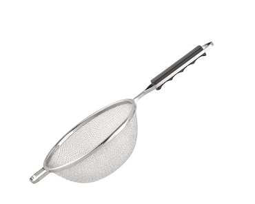METRO PROFESSIONAL Colador, acero inoxidable 18/8, Ø 19,5 x 41 cm, plata/negro
