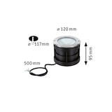 thumbnail of Paulmann Encastré de sol LED Floor IP67  120mm 3000K 6W 580lm 230V 100° Acier inoxydable Acier inoxydable#Aluminium 94387