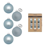 thumbnail of 24 Weihnachtskugeln Glas 3cm matt & glänzend Christbaumkugeln Weihnachtsbaumkugeln Weihnachten Christbaumschmuck Weihnachtsbaumschmuck Eisblau