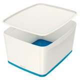 thumbnail of Leitz Aufbewahrungsbox MyBox 52161036 mittel 18l Deckel ws/bl