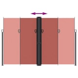 thumbnail of Toldo lateral retráctil terracota 220x1200 cm