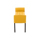 thumbnail of Chaise Longue Cleopatra Tapizado en Tela Amarillo/Antiguo oscuro