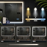 thumbnail of Miroir de Salle de Bain Jaffrey avec Bluetooth 70x100 cm