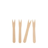 thumbnail of 50 Pommes-Frites-Gabeln, Holz "pure" 8,5 cm