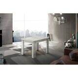 thumbnail of Dmora Ausziehbarer Esstisch Otto, Hilfsküchenkonsole, Ausziehbarer Tisch, 100% Made in Italy, cm 90x90h75, Zement