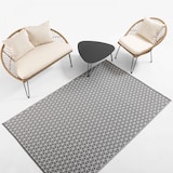 thumbnail of Tapis d'extérieur polypropylène gris 180 x 120 cm