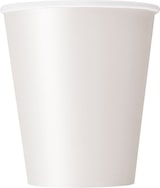 thumbnail of Party Deko Set weiss Einweggeschirr für 14 Personen eckige Teller, Becher, Servietten Hochzeit Geburtstag