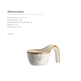 thumbnail of MÄSER Gourmetset 8-tlg. WEISS mit braunen Punkten, postsicher, Serie PINTAR