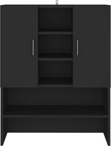 thumbnail of vidaXL Waschmaschinenschrank Schwarz 70,5x25,5x90 cm