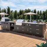 thumbnail of 6-teilige Außenküche mit Kochmodul