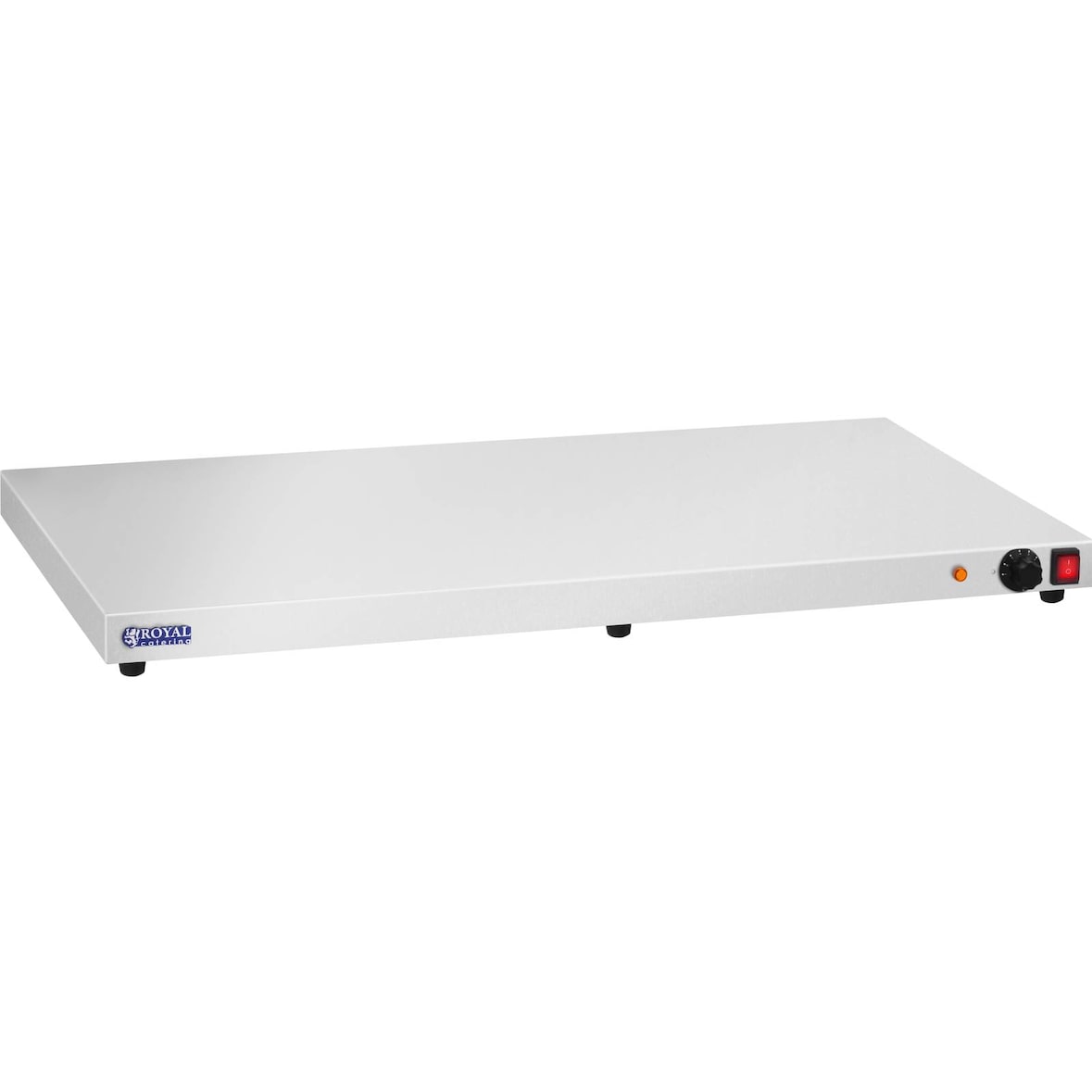 Royal Catering Warmhalteplatte - 600 W - Edelstahl - 100 cm