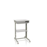 thumbnail of Computertisch / Schreibtisch WORKSTATION grau hjh OFFICE