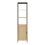 thumbnail of Helloshop26 - Badezimmerschrank aus Bambus und Rattan 172 x 40 x 35 cm beigefarbenes MDF 03_0009954