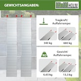 thumbnail of TRUTZHOLM 2 x Alu Auffahrrampen 205 cm 680 kg Tragkraft klappbar rutschhemmend gerillt Verladerampen
