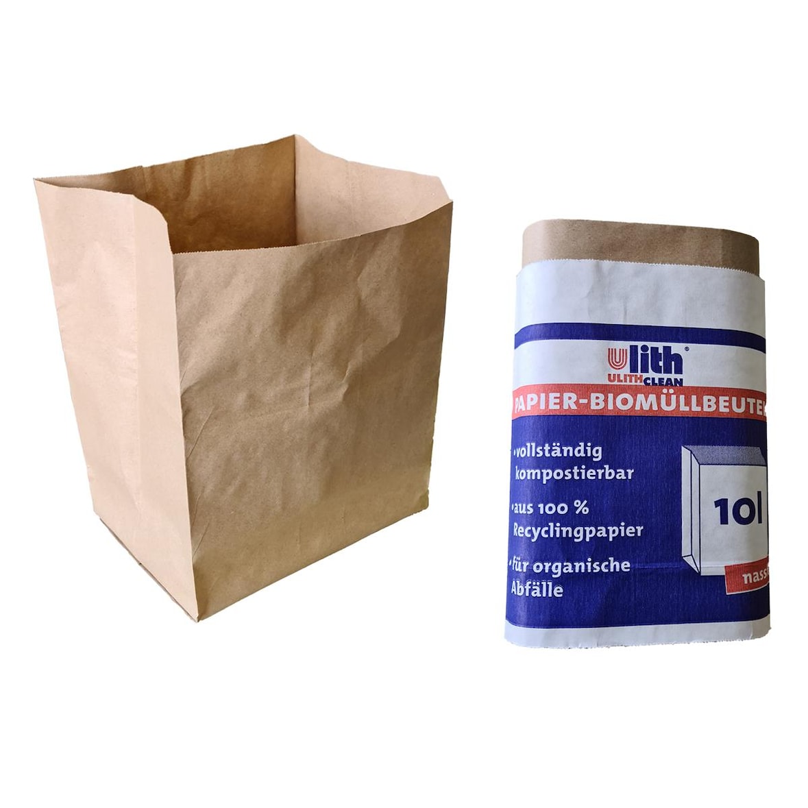 Papier-Biobeutel 10 Liter