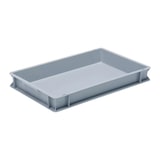 thumbnail of Bac gerbable standard norme Europe 600x400x220mm - Polypropylène gris - 40L
