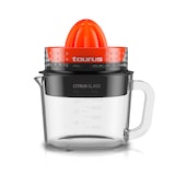 thumbnail of Taurus Taurus Citrus Glass 30W elektrische Saftpresse mit 1L Behälter, 2 Konen, Filter zur Regulierung des Fruchtfleischs, 2 Konen