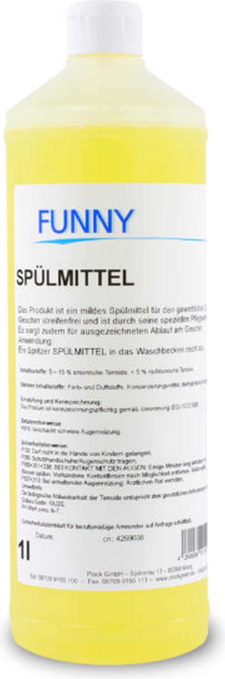 Spülmittel Citro - 12 x 1 L - hautmild - streifenfrei - Geschirrspülmittel
