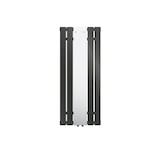 thumbnail of ML-Design Badheizkörper Flach 1200x450 mm Anthrazit | Spiegel, Mittelanschluss, Vertikal, Paneelheizkörper inkl. Montage-Set
