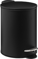 Poubelle de Salle de Bain, 3L, Petit, avec Couvercle, Fermeture en