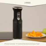 thumbnail of Briebe Elegance Stabmixer, Abnehmbarer Mixfuß, Edelstahlklingen, Ergonomisches Design, HB1173BLK, Schwarz